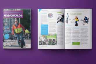 Dossier « mobilité électrique » dans le magazine Energuide
