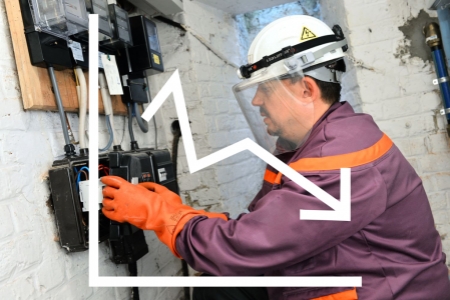 De uitzonderlijke COVID-19 maatregelen laten zich voelen op het elektriciteits- en gasverbruik in Brussel.