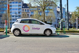 Will there soon be charging stations on lamp posts in Brussels?