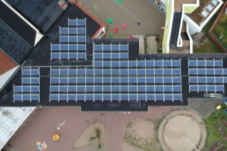 In Ganshoren zorgt een school voortaan voor de energiebevoorrading van een hele wijk