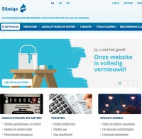 Nieuwe Sibelga-website