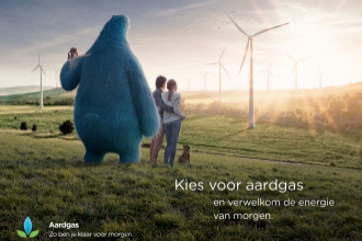 Een nieuwe campagne ter promotie van aardgas