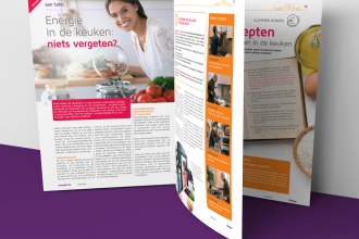 Energids-lentenummer in teken van keuken en energie